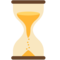 Hourglass emoji on Mozilla